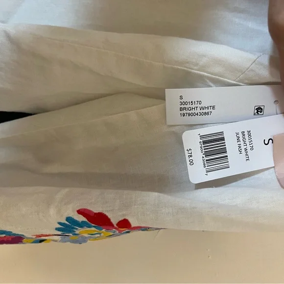 Philosophy White Embroidered Women's Top - small - Picture 10 of 12